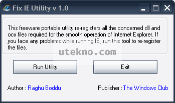 Fix  IE Utility