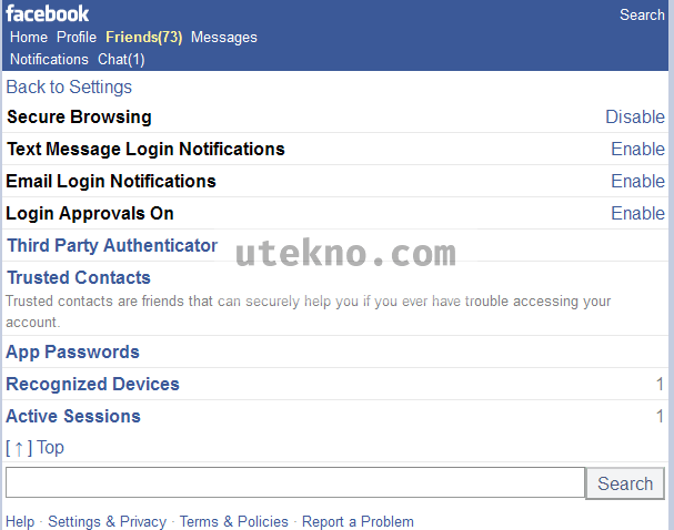 facebook-mobile-security-settings