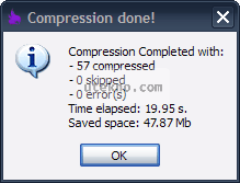 caesium-compression-done