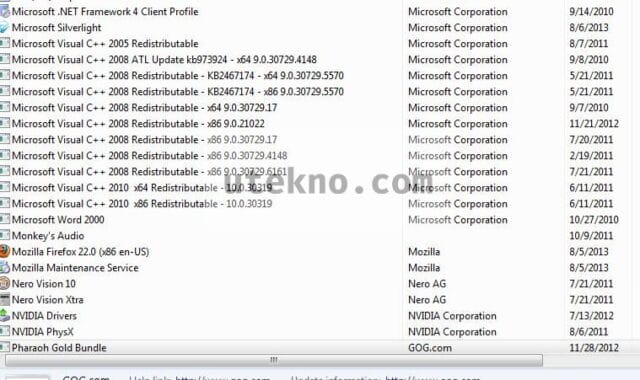 windows-add-remove-programs-vcpp-redist-listing