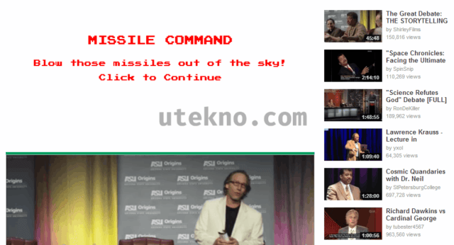 youtube-missile-command-click-to-continue