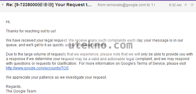 blogger-dmca-email-confirmation
