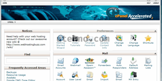 cpanel overview