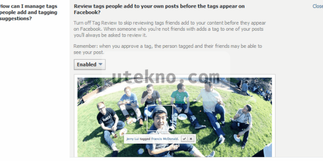 facebook review tag post and photo