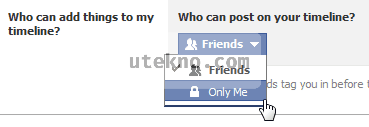 facebook who can post on your timeline options