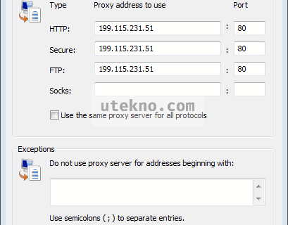 internet explorer 9 proxy settings