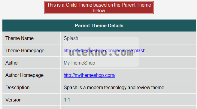 what-wordpress-theme-is-that-parent-theme-details