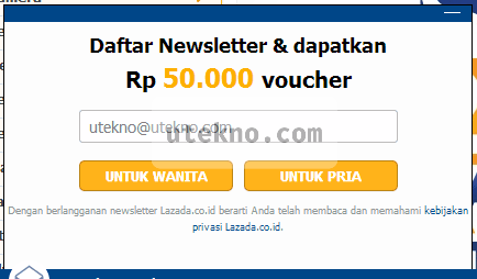 Cara mendapatkan voucher belanja Lazada Indonesia – uTekno