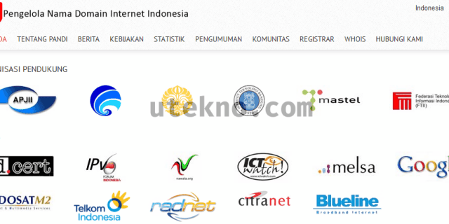 pengelola nama domain internet indonesia