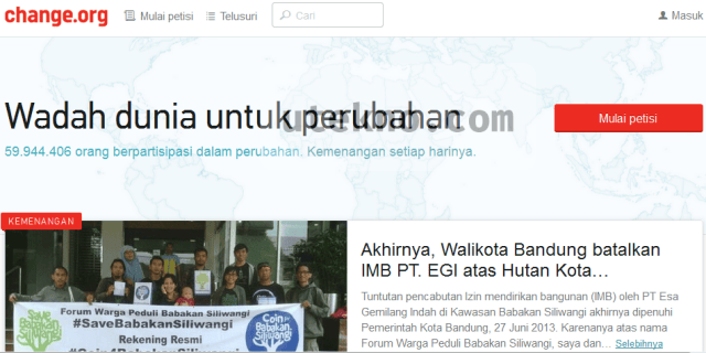change org indonesia