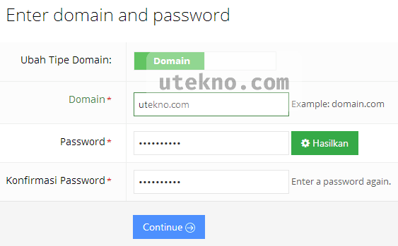 idhostinger-enter-domain-and-password
