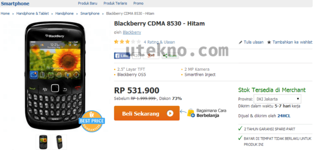 lazada-indonesia-blackberry-cdma-8530-hitam
