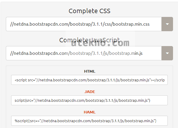 bootstrap-cdn-bootstrap-css-js