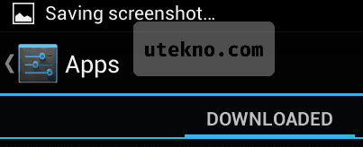 android saving screenshot