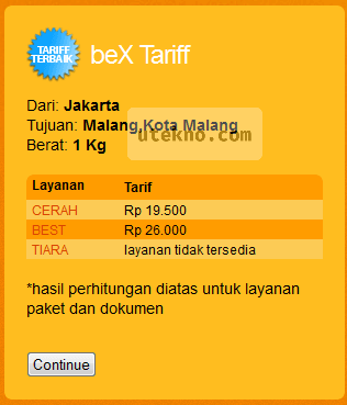 bex-indonesia-tarif-jakarta-malang