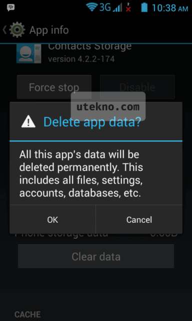 android-contacts-storage-clear-data