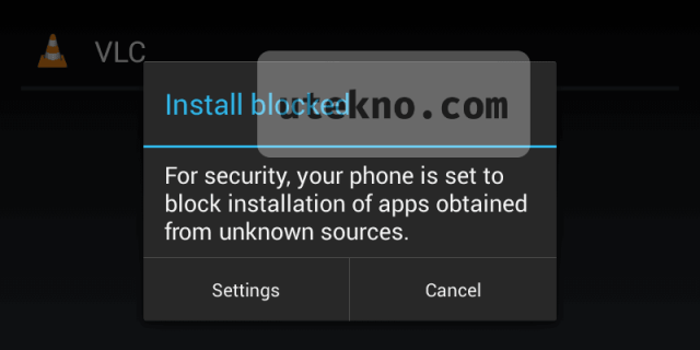 android install blocked