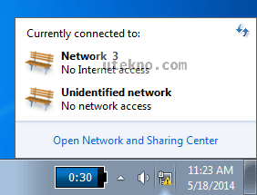 windows 7 no network access