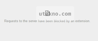 google chrome requests server blocked