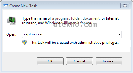 windows-7-create-new-task-explorer-exe