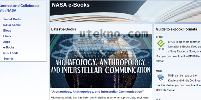 nasa ebook features