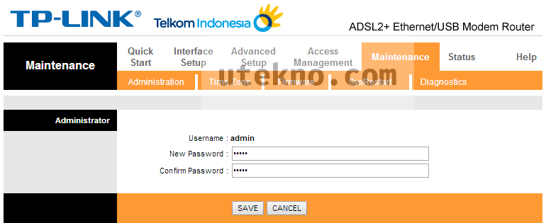 Cara mengganti password admin modem Telkom Speedy - uTekno