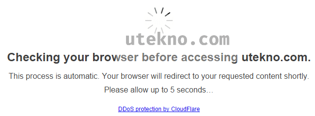 cloudflare checking browser