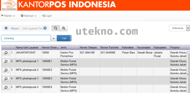 pos-indonesia-pencarian-alamat-kantor-pos