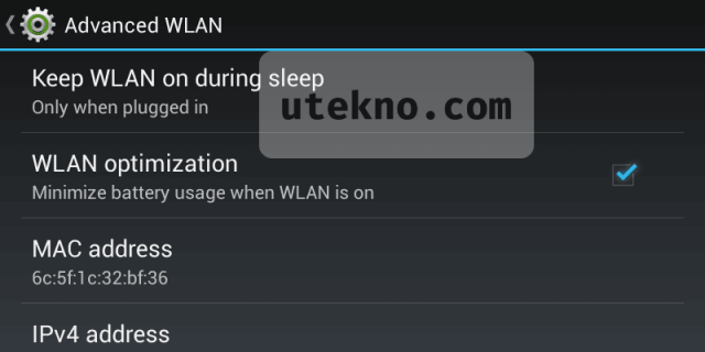 android advanced wlan