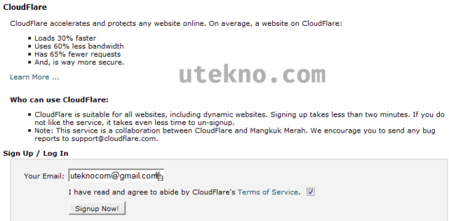 cpanel-cloudflare-sign-up