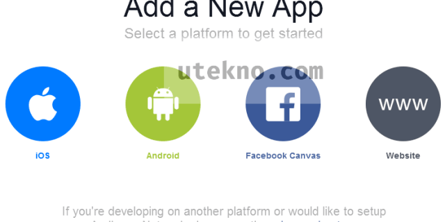 facebook add a new app