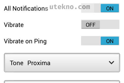 android bbm settings notifications