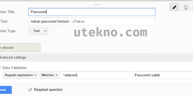 google form edit password