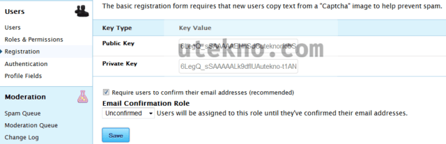 vanilla-forums-user-registration-recaptcha-settings