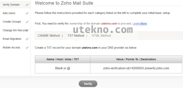 zoho-mail-domain-ownership-verification