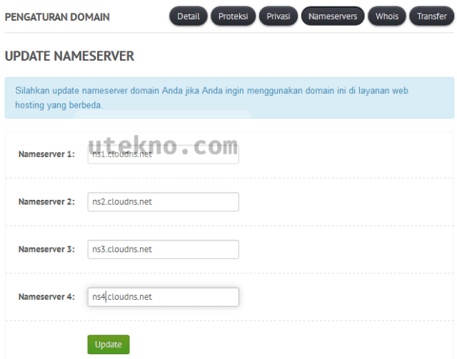niagahoster-pengaturan-domain-nameservers