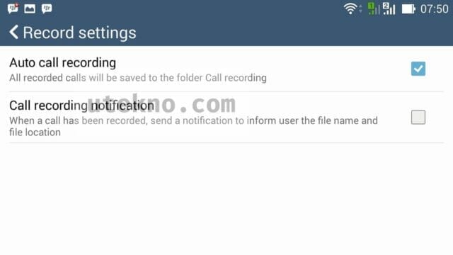 android-record-settings