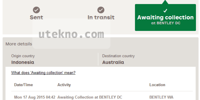 australia post item status