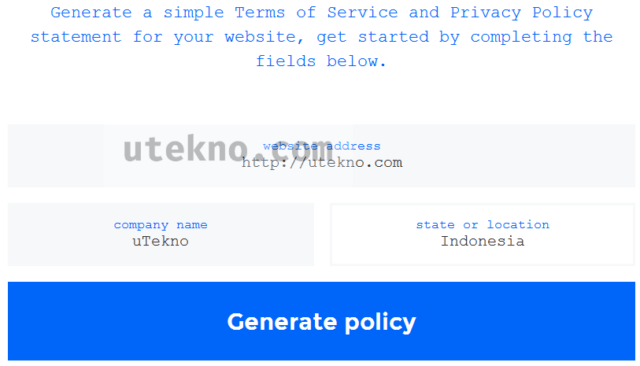 getterms-generate-policy