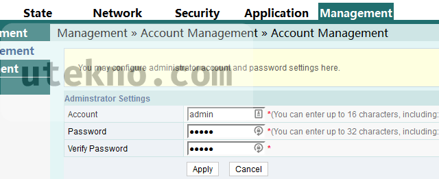 fiberhome an5506 04 f2 account management