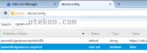 firefox-about-config-xpinstall-signatures-required