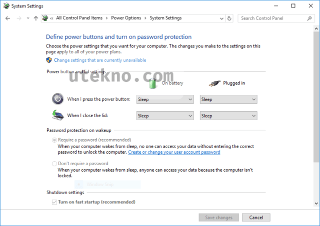 windows-10-define-power-buttons-and-turn-on-password-protection