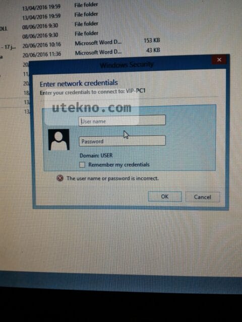 windows-security-username-password-incorrect