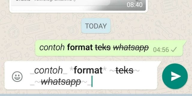 whatsapp bold italic strikethrough