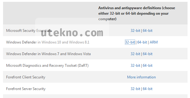 Windows Defender Offline Update