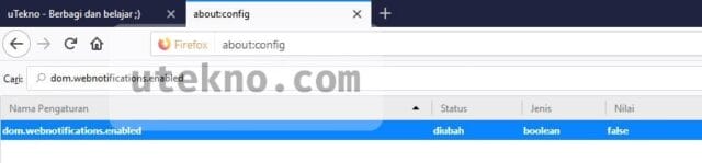 firefox about config dom webnotifications enabled